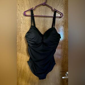 City Chic One Piece Black Swimsuit